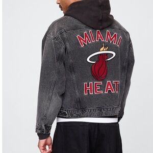 Gap x NBA collab Miami Heat Denim Jacket